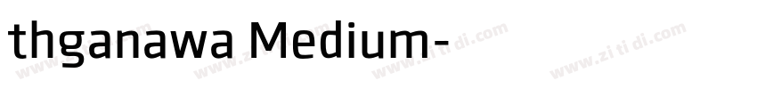 thganawa Medium字体转换